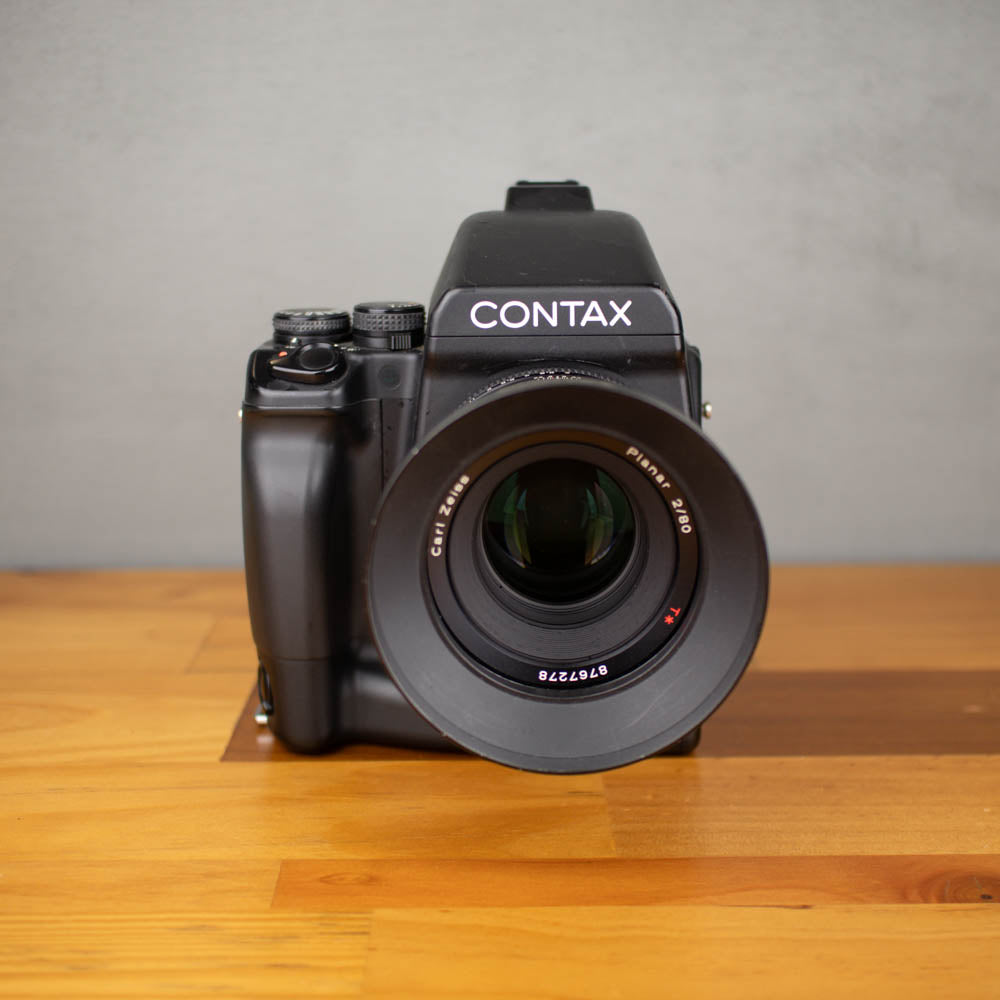 Contaxt 645 3 Lens Kit (45mm, 55mm, and 80mm) w/ 3 Film Backs