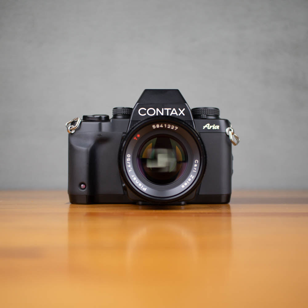 Contax Aria w/ Planar 50mm f/1.4 – Reformed Film Lab