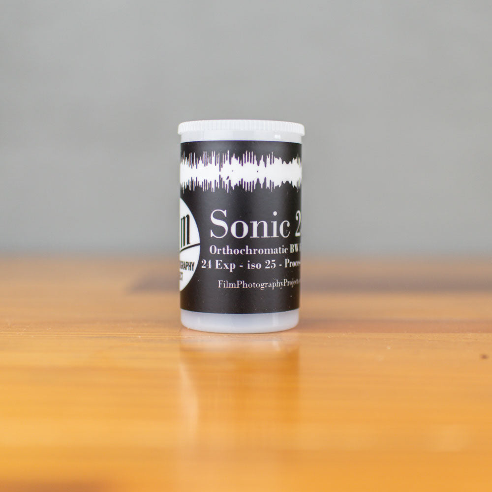 Sonic Iso File FPP Sonic ISO 25 35mm 24 Exposure Roll – Reformed Film Lab