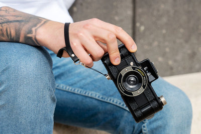 Lomography Black Leather Wrist Strap