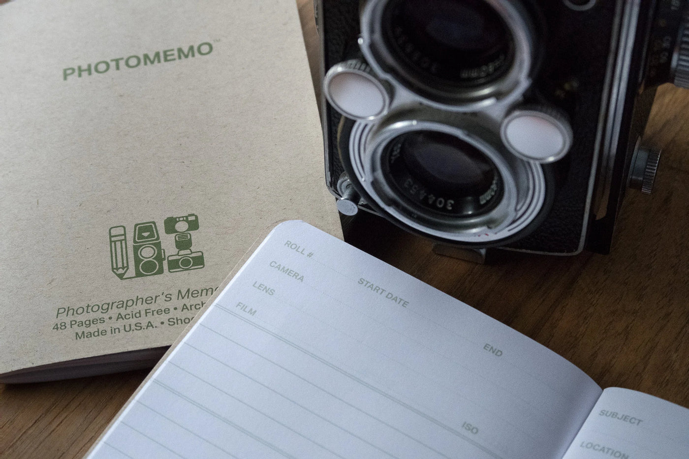 PhotoMemo Film Photographer's Notebook 2 Pack – Reformed Film Lab