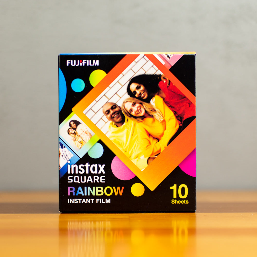 Fujifilm Instax Square Rainbow Instant Film (10 Exposures) EXPIRES 8/2024