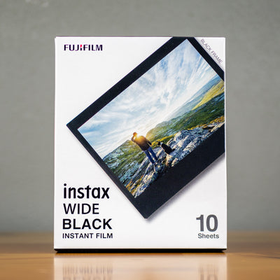 Fujifilm Instax Wide Black Instant Film (10 Exposures)