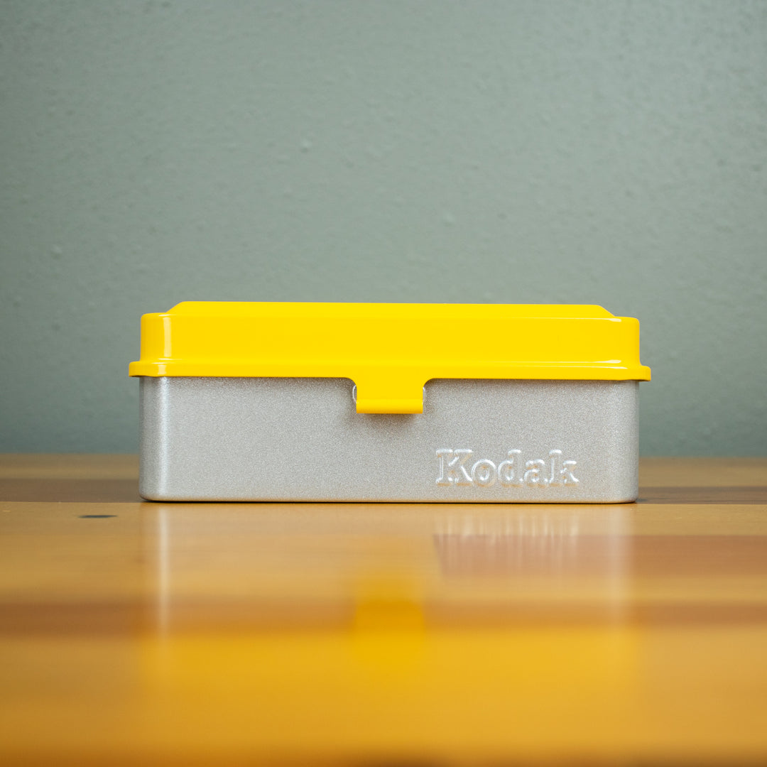 KODAK 120/135 Étui Acier Rétro Pour 8 Rouleaux Film 120 Ou 10 Rouleaux 35mm - Protection Et Tri
