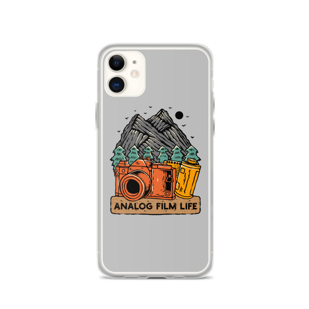 Analog Film Life Mountain iPhone Case