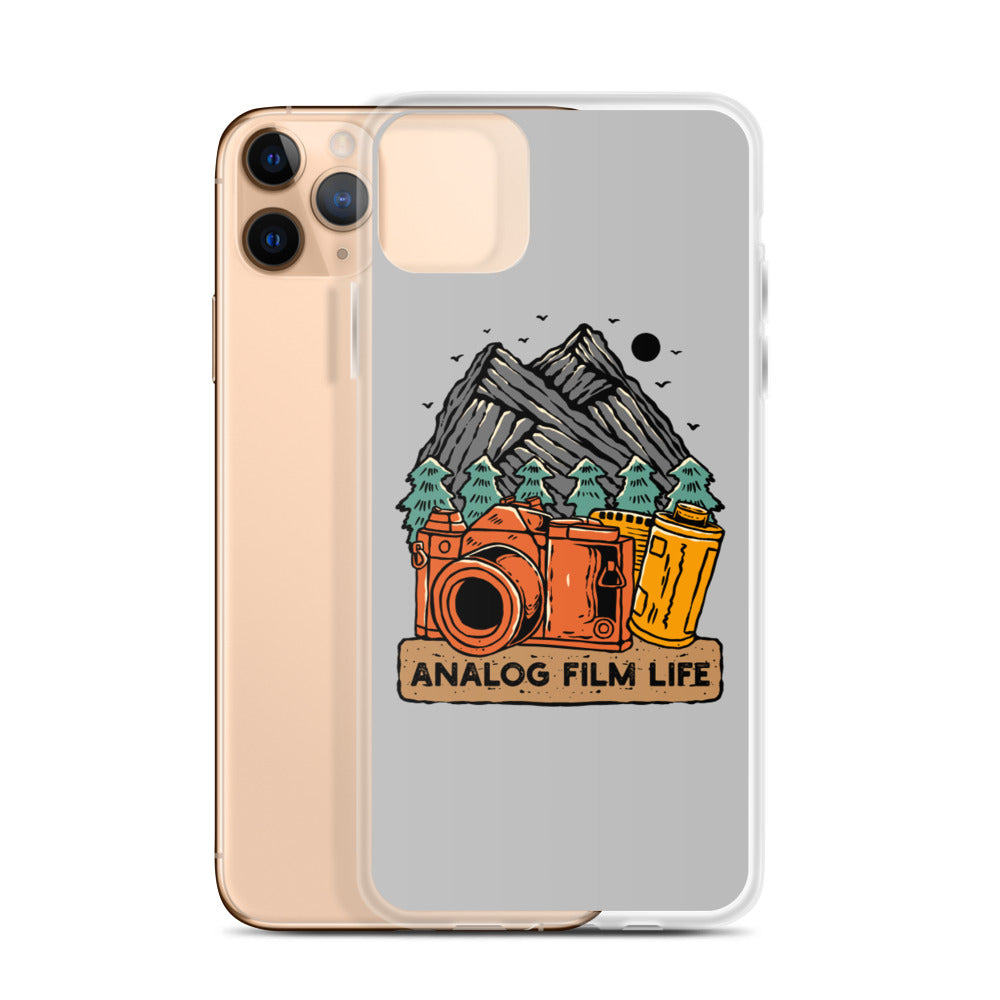 Analog Film Life Mountain iPhone Case