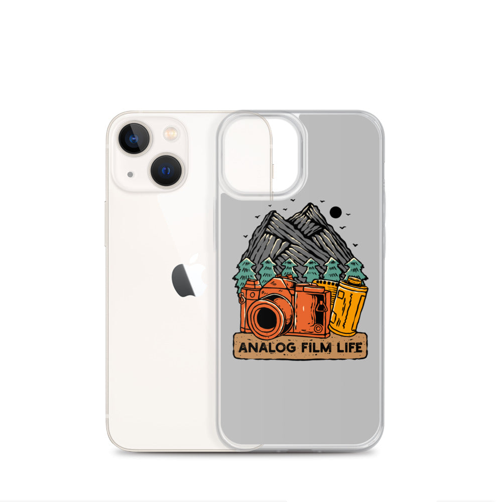 Analog Film Life Mountain iPhone Case