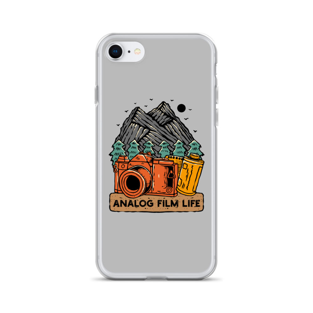 Analog Film Life Mountain iPhone Case