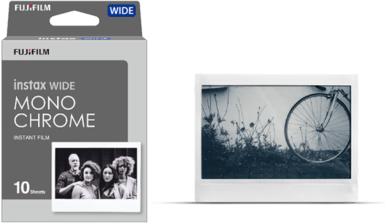 Fujifilm Instax Wide Monochrome Film (10 Exposures)