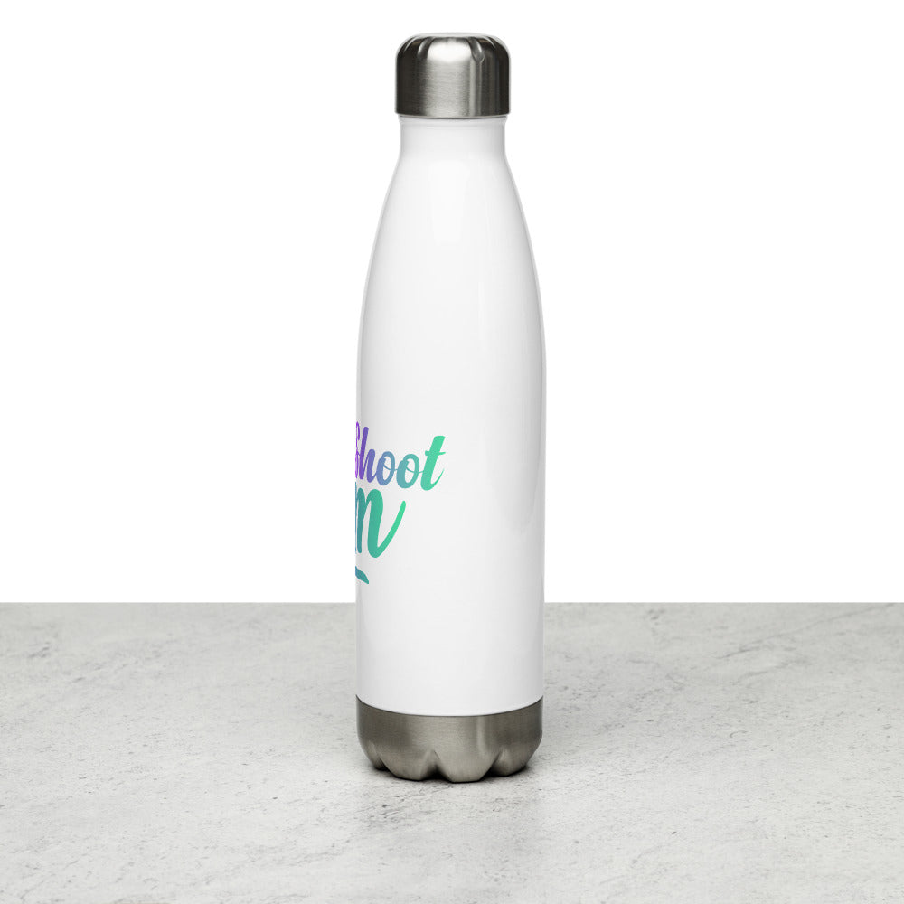 Shoot Film Color Cursive Stainless Steel Water Bottle