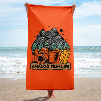 Analog Film Life Mountain Towel