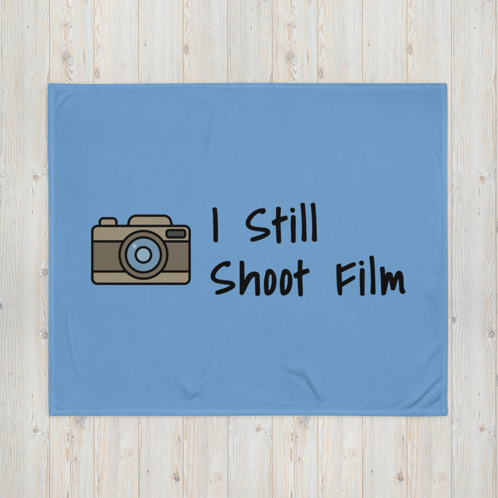 I Still Shoot Film Throw Blanket