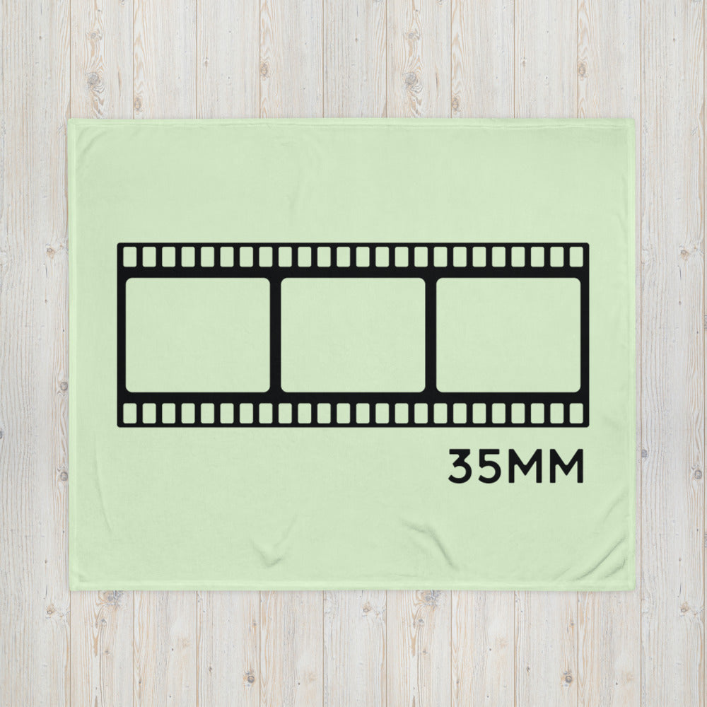 35mm Filmstrip Throw Blanket