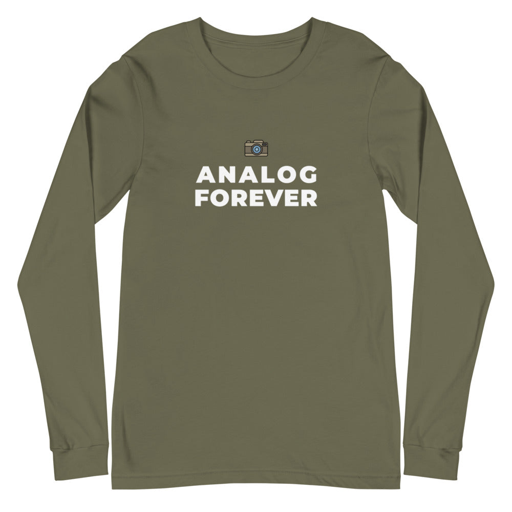 Analog Forever Unisex Long Sleeve Tee
