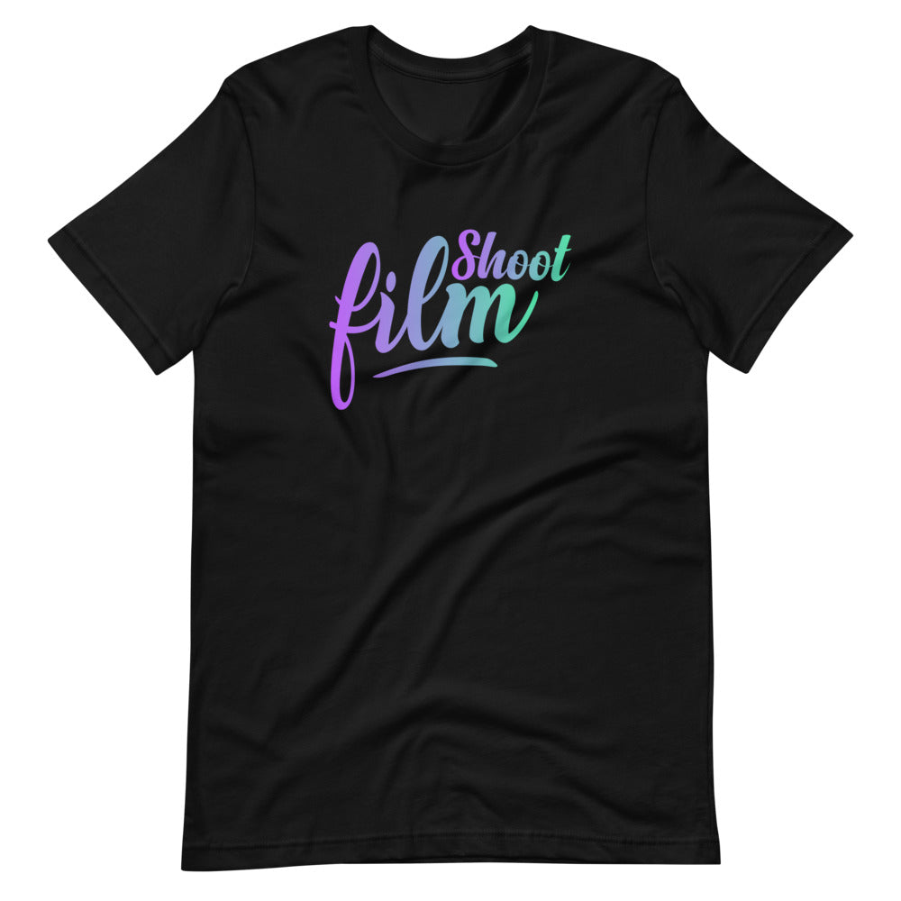 Shoot Film Color Cursive Unisex T-Shirt