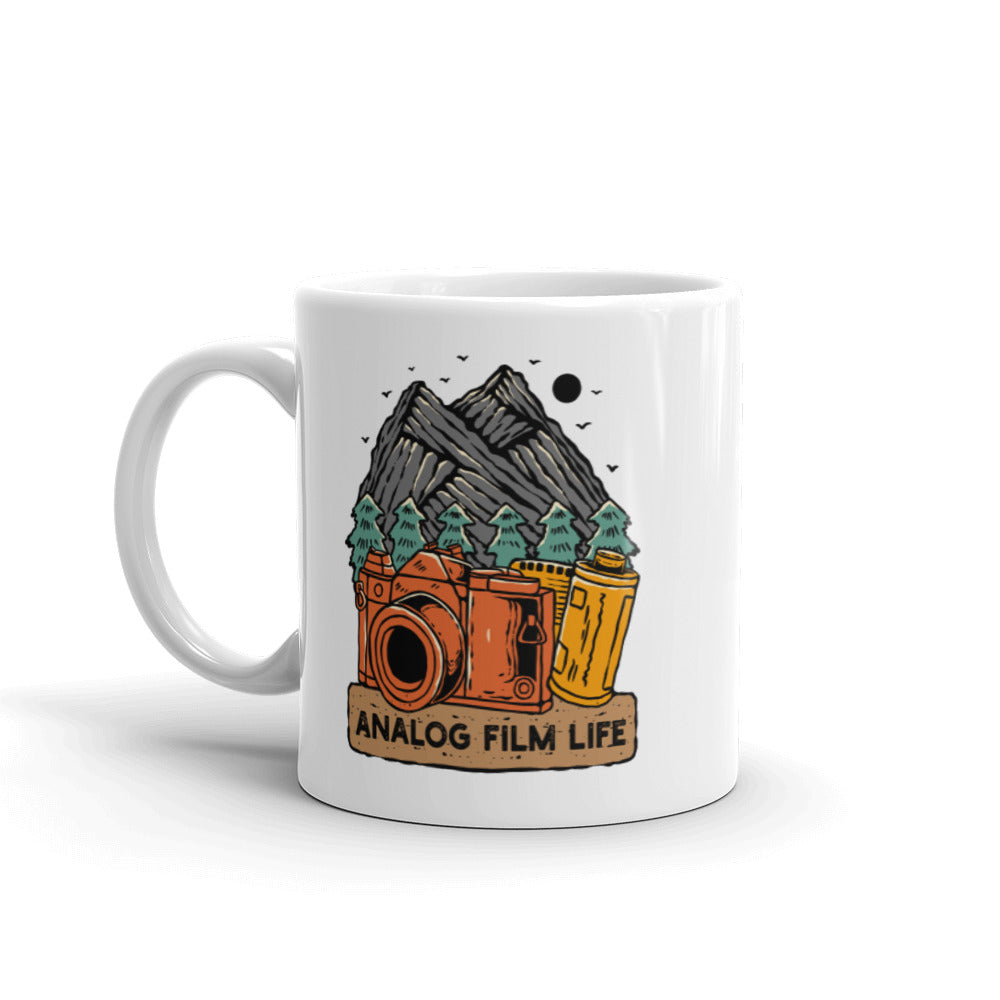 Analog Film Life Mountain Mug
