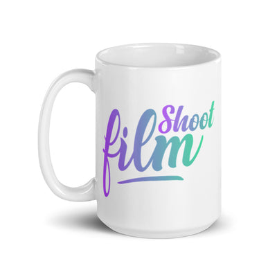 Shoot Film Cursive Color Mug