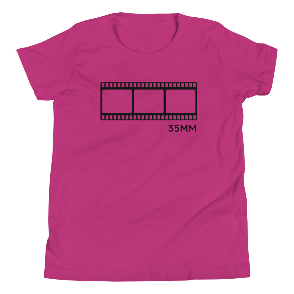 35mm Filmstrip Youth Short Sleeve T-Shirt
