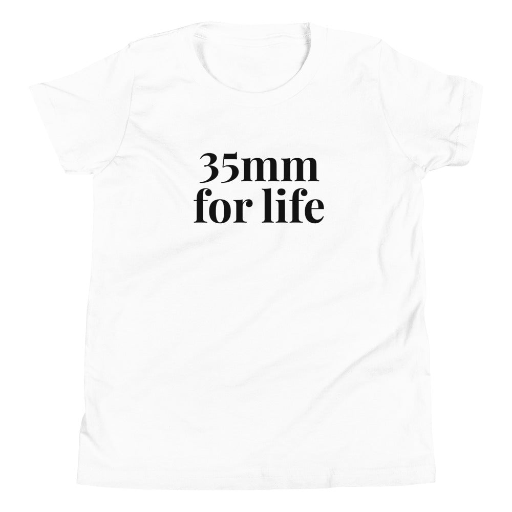 35mm For Life Youth Short Sleeve T-Shirt