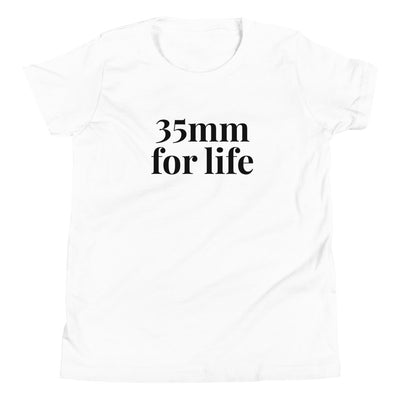 35mm For Life Youth Short Sleeve T-Shirt